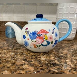 Alice in Wonderland Ceramic Teapot